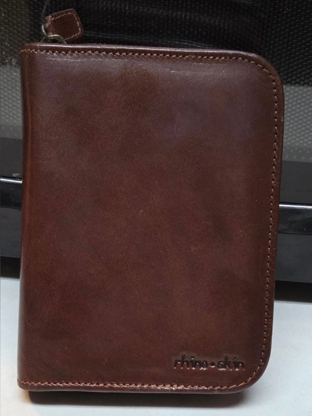 Rhinoskin Tri-Fold Leather Case for Handheld Organizers
